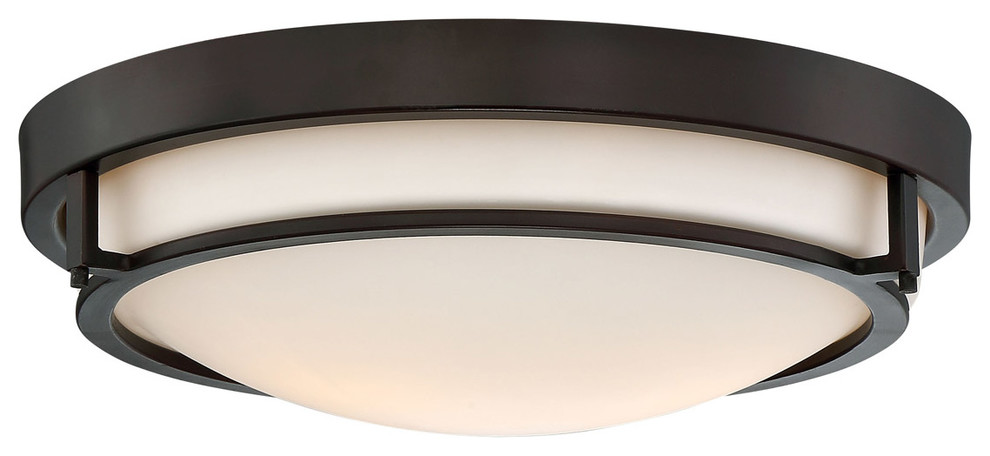 flush mount brown bronze kitchen light