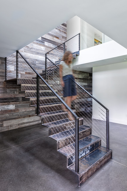 Greenville Modern Residence contemporary-staircase