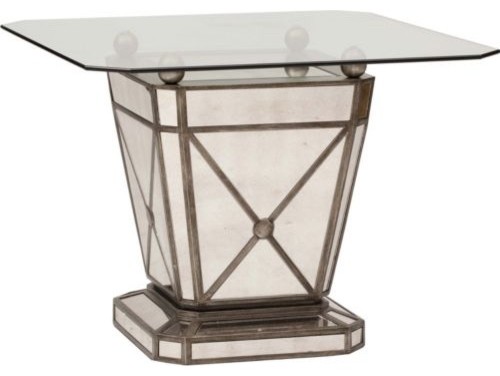 Mirrored Glass Top Table