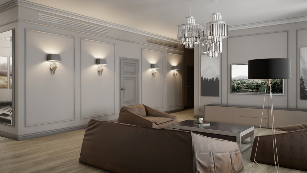 Квартира в сдержанной палитре