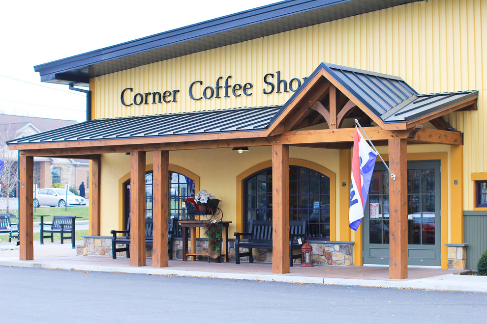 Gas station to coffee shop