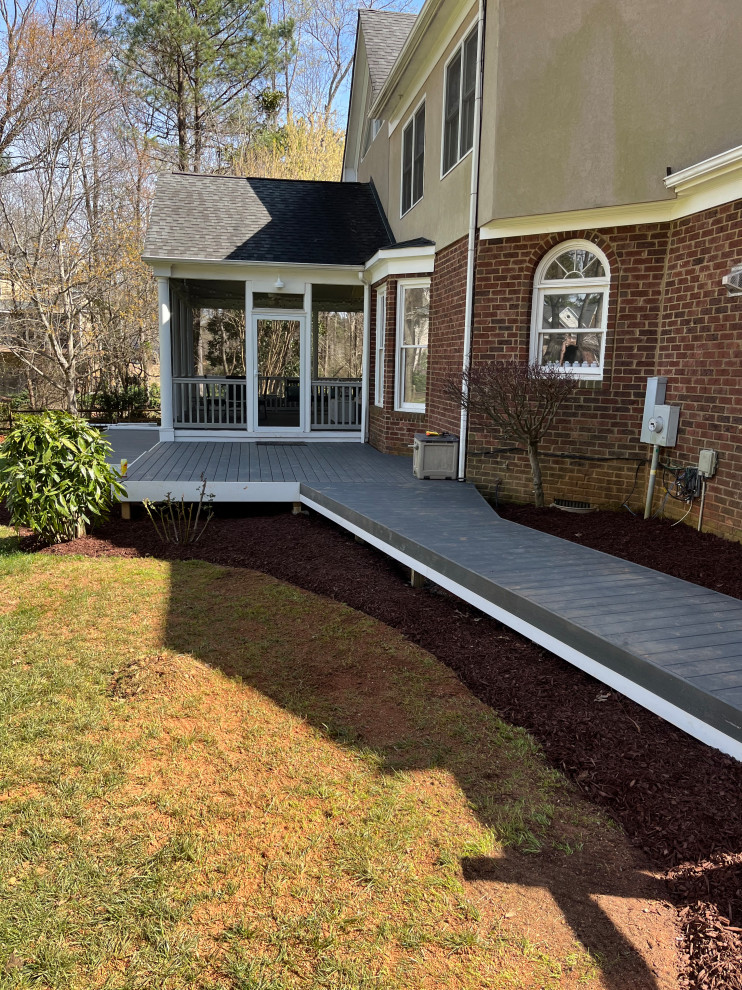 Huntersville Deck and Sunroom