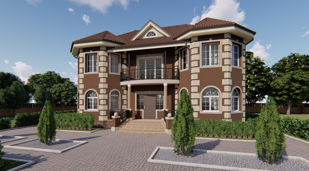 Коттедж с двумя эркерами