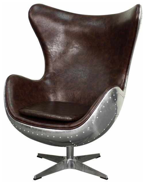 Axis Swivel Chair, Distressed Java