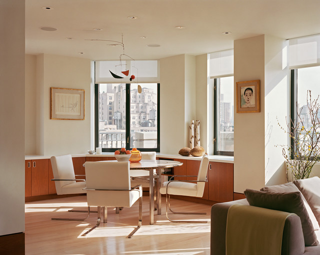 Riverside Duplex contemporaneo-comedor