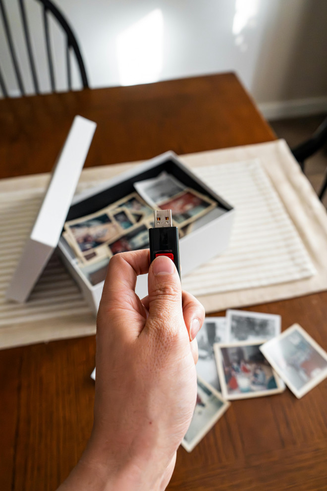 Printed Photos Stored on Thumbdrive