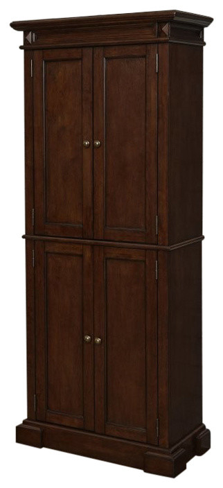Home Styles Americana Kitchen Pantry in Cherry ...