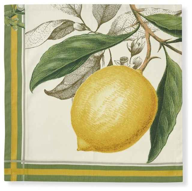 Botanical Citrus Napkins, Set of 4