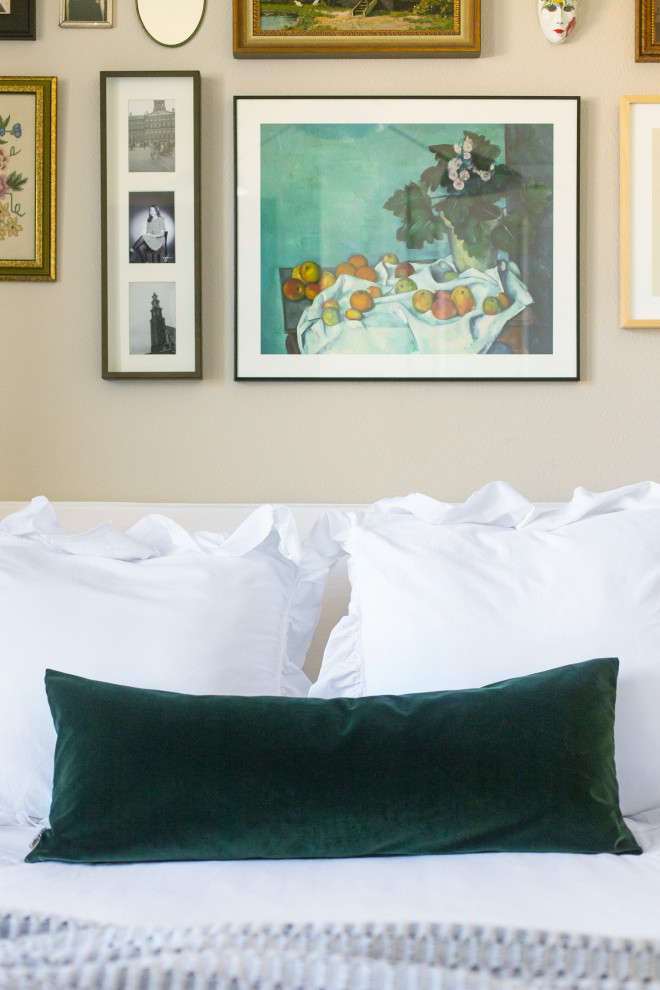 Inspiration for a transitional bedroom remodel in Austin