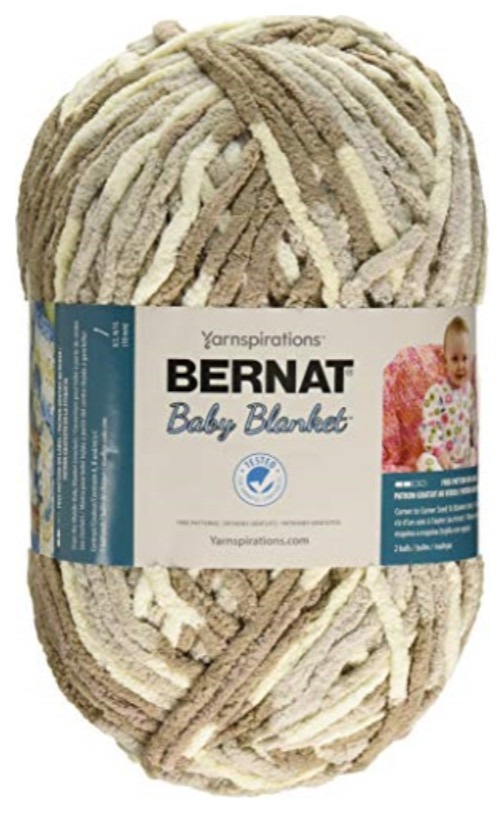 Bernat Baby Blanket Big Ball Yarn (04011), Little Sandcastle by Global Discount Store LLC Houzz
