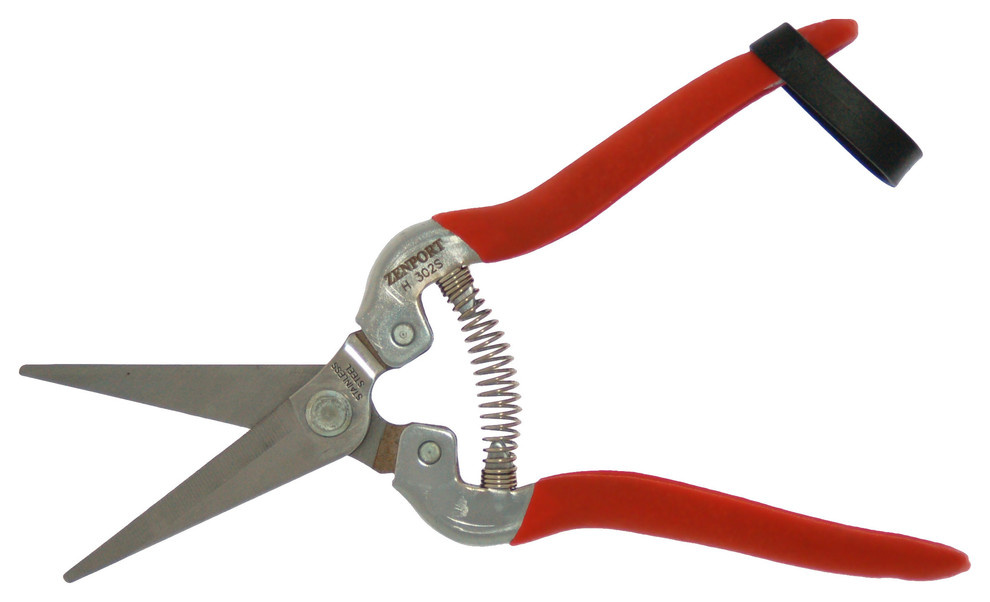 Harvest/Bunch Cutter, Straight Stainless Steel Serrated Blade