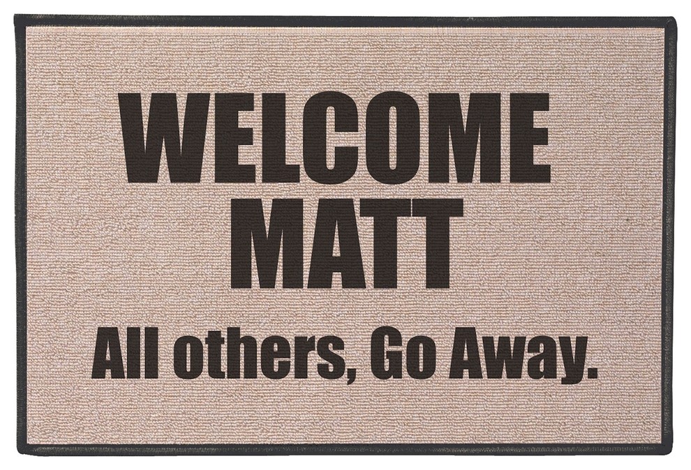 Welcome Matt Funny Quirky Humorous Doormat - Fits Standard Doorway - 2