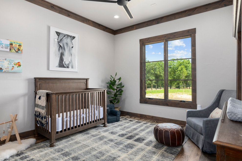 Nursery - cottage nursery idea in Austin