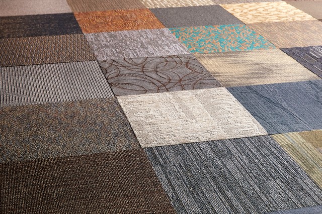 contemporary carpet tiles