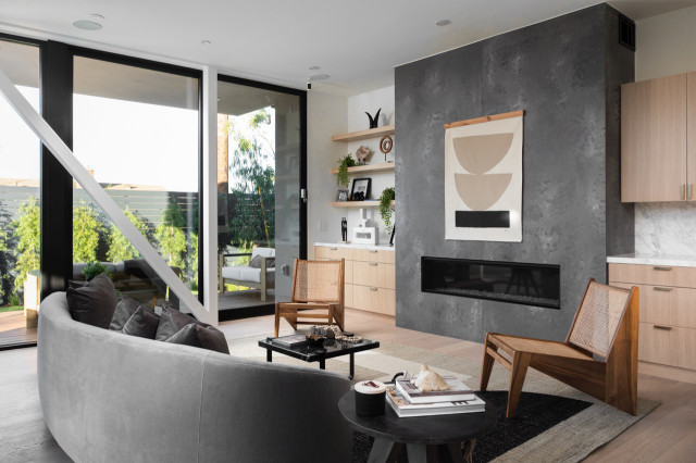 Grand View Residence modern-vardagsrum