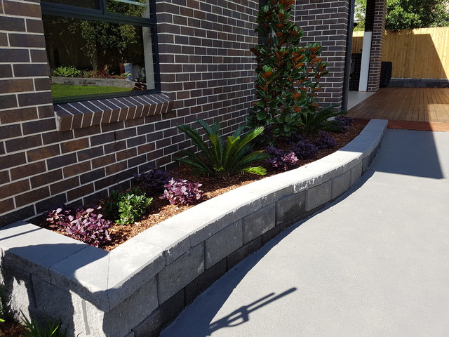 Magnolia Ave, Epping modern-garden