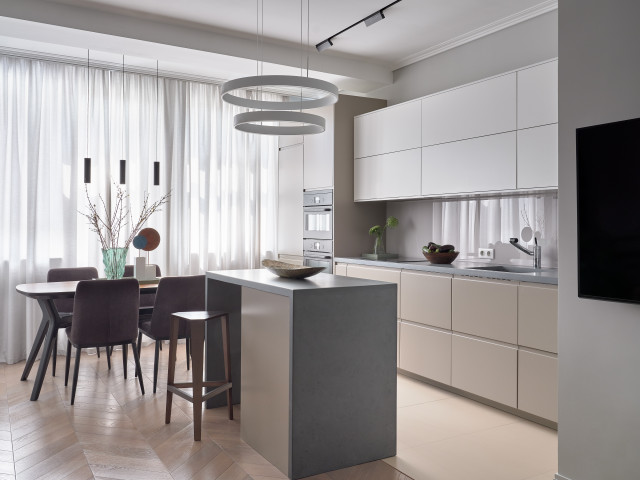 ЖК Лира contemporary-kitchen