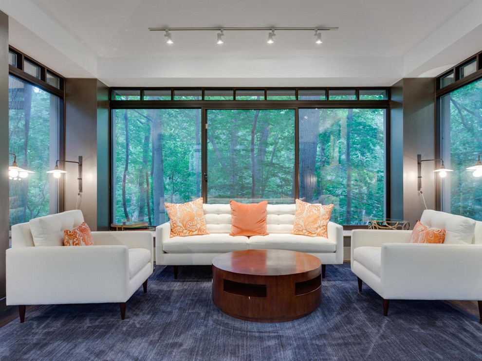 This is an example of a contemporary formal living room in DC Metro.