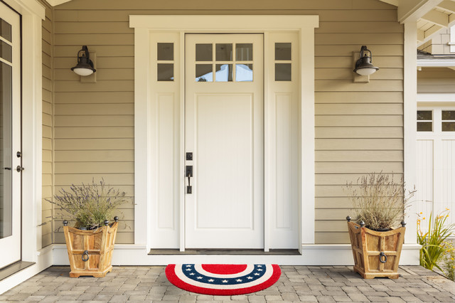 Patriotic Doormat Contemporary Doormats By Design Imports