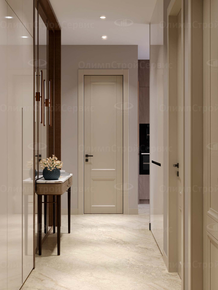 ЖК Румянцево-Парк: дизайн интерьера квартиры 60 кв.м. в современном стиле