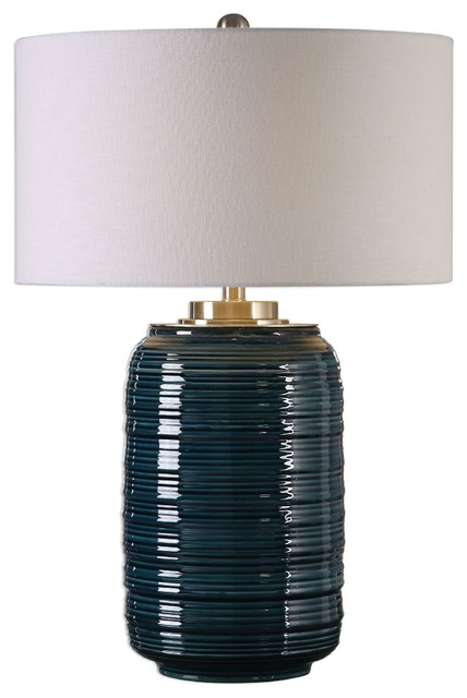 Dark Blue Table Lamp