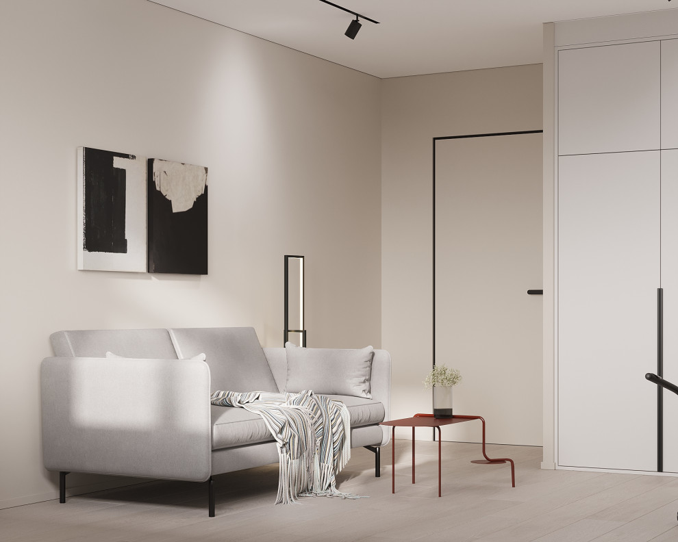 Современный интерьер в ЖК «Znak», Ижевск, 73 кв. м2