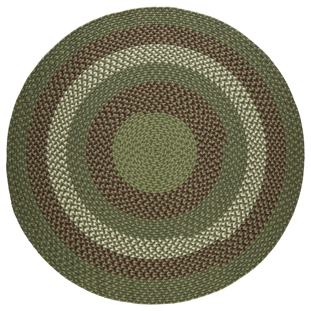 Rhody Rug Manhattan Rug, Greenmarket, 2'X3' Oval, 4' Round Outdoor Rugs by BisonOffice Houzz