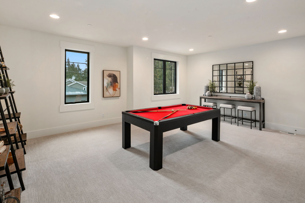 The Kelso Bellevue Modern Farmhouse Country Games Room Seattle