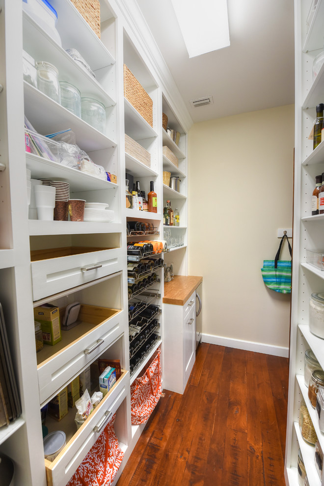 Custom Wood Walk-in Pantry and Wine Bar - Traditional - Kitchen ...