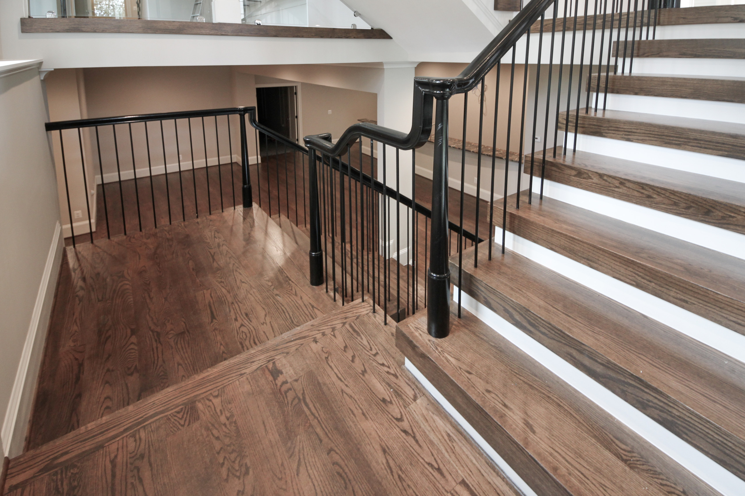 89_Eclectic and Edgy Staircase in French Contemporary Residence, McLean VA 2210