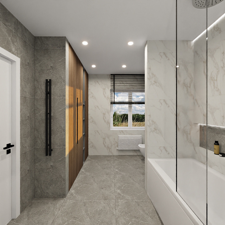 Ванная комната в загородном доме