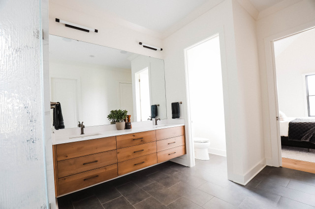 Scandinavian Custom Home- Franklin scandinavian-bathroom