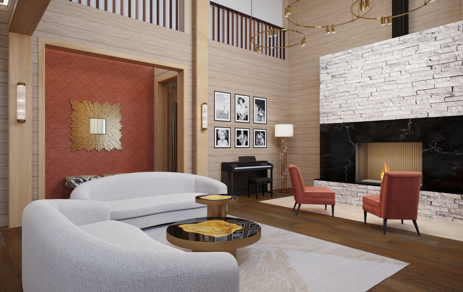 Просторный загородный дом