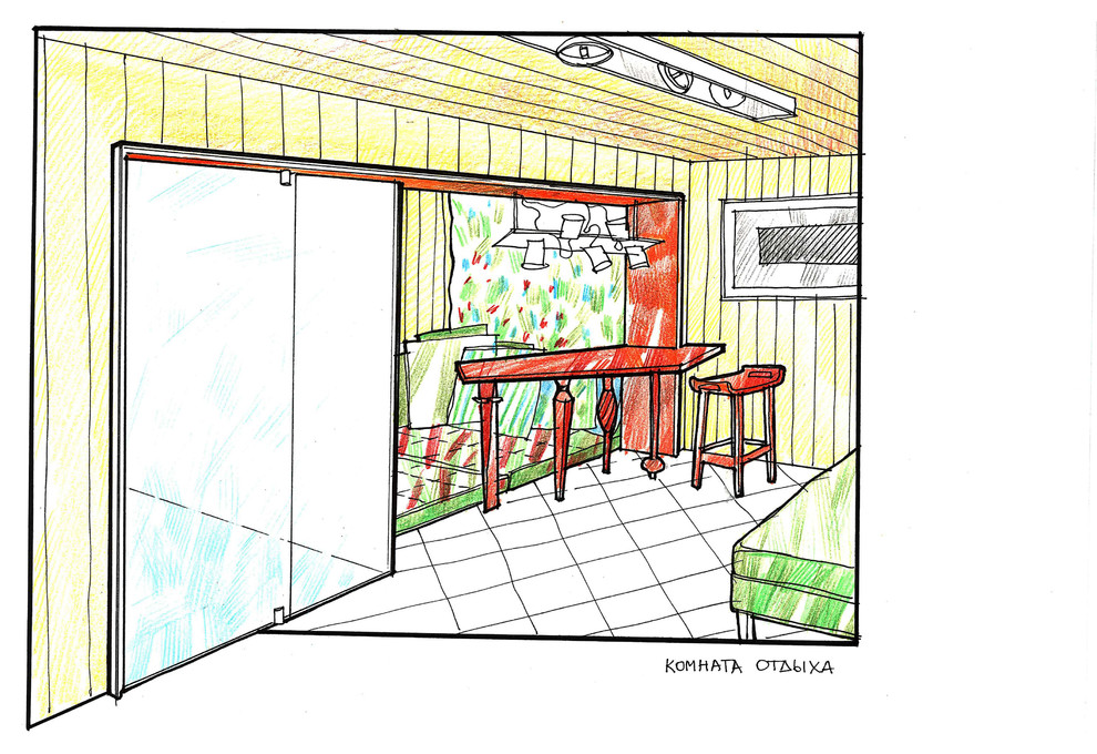 Интерьер загородного дома в Мичуринском
