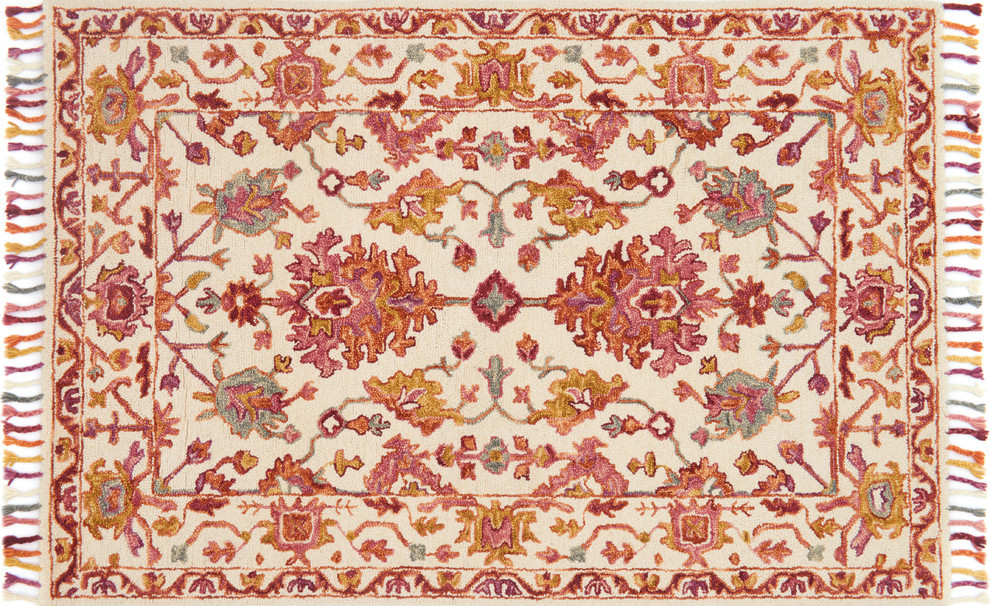 Loloi Zharah Collection Rug, Berry, 2'6"x7'6" Mediterranean Hall And Stair Runners by