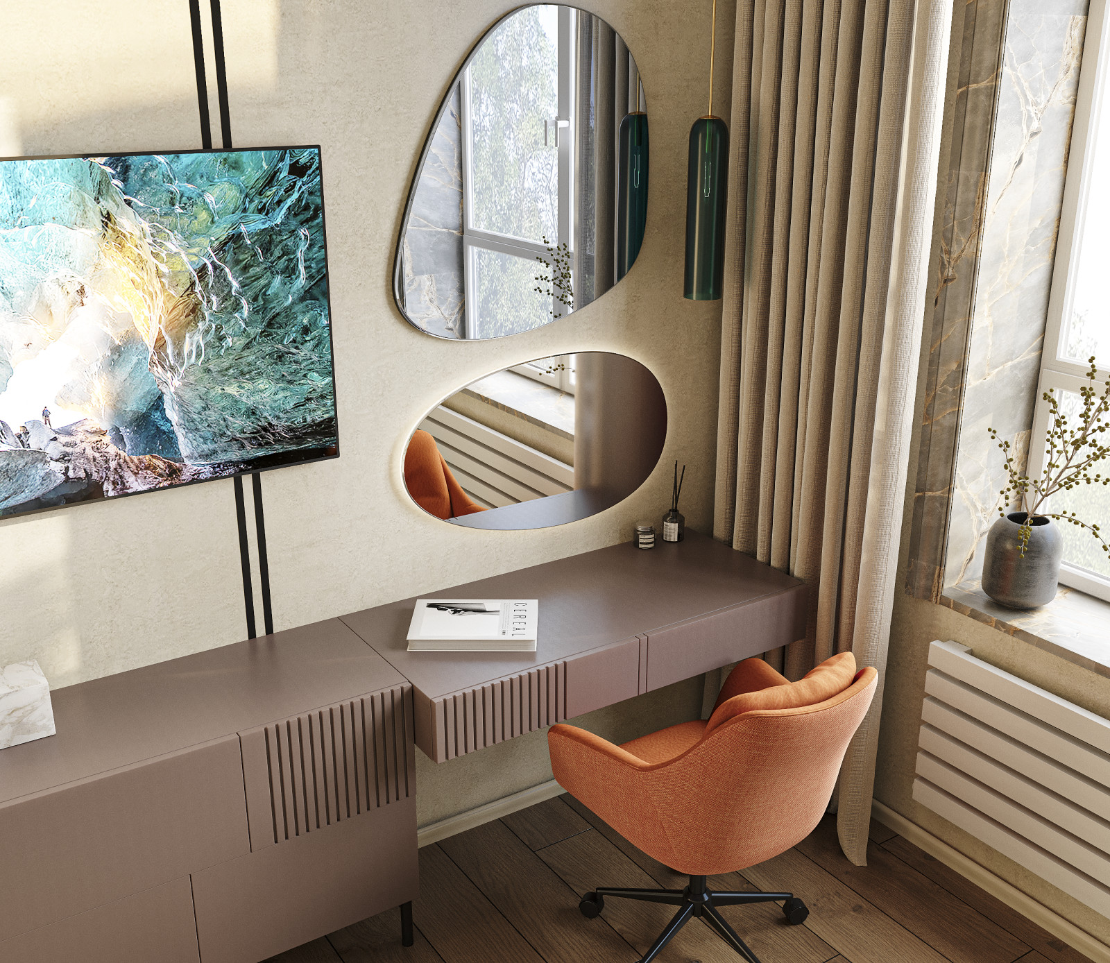 Дизайн-проект 1-комнатной квартиры в ЖК Джаз