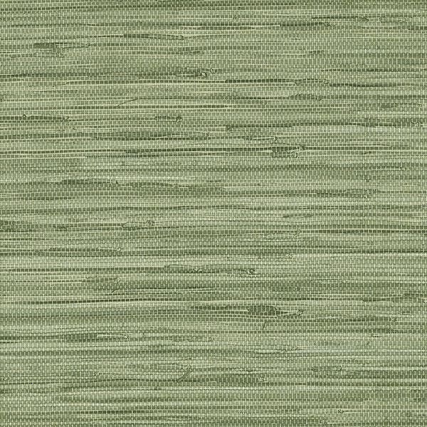 Faux Grasscloth Green Contemporary Wallpaper by Blue Sky