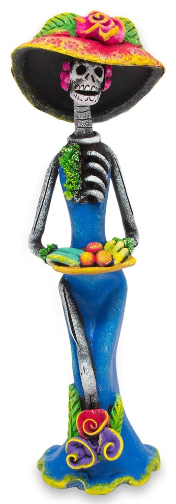 Catrina The Temptress Ceramic Sculpture Mexico Eclectic Decorative Objects And Figurines 9444