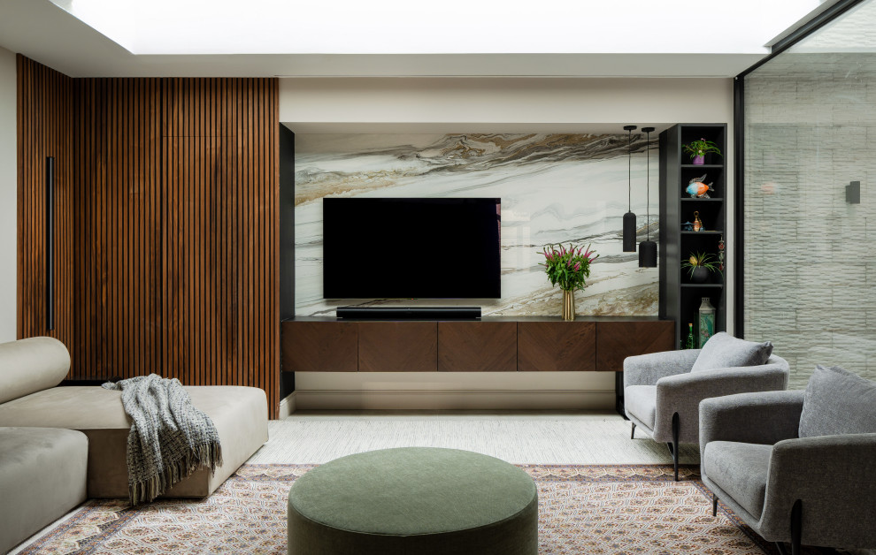 Inspiration for a contemporary basement in London.