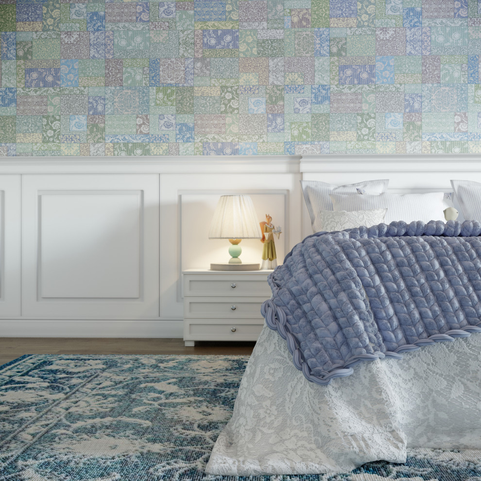 Визуализация детской для девочки "Пэчворк"