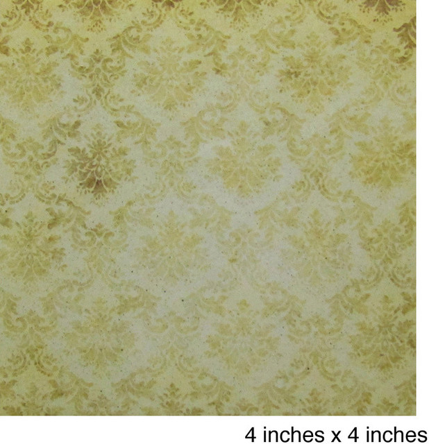 Old Damask Floral Pattern Ceramic Wall Tiles (Pack of 20) (Samples Available)