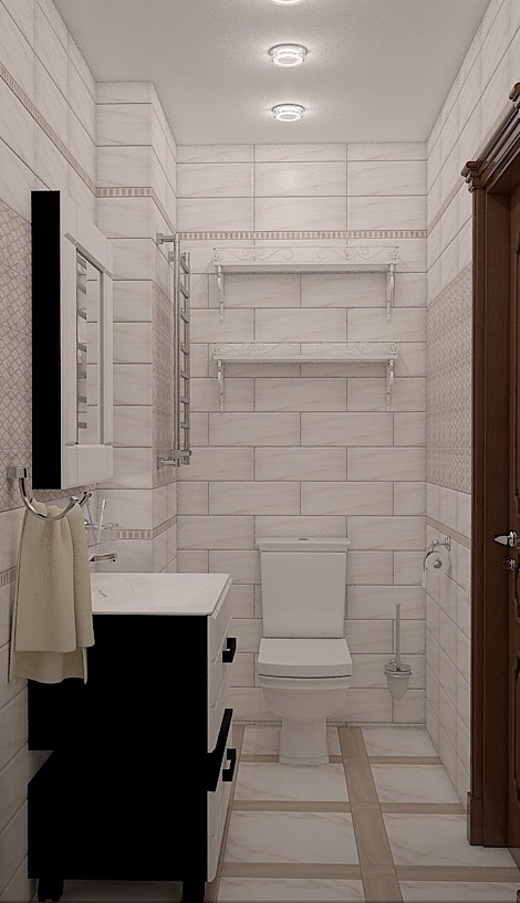 Маленькая ванная комната!