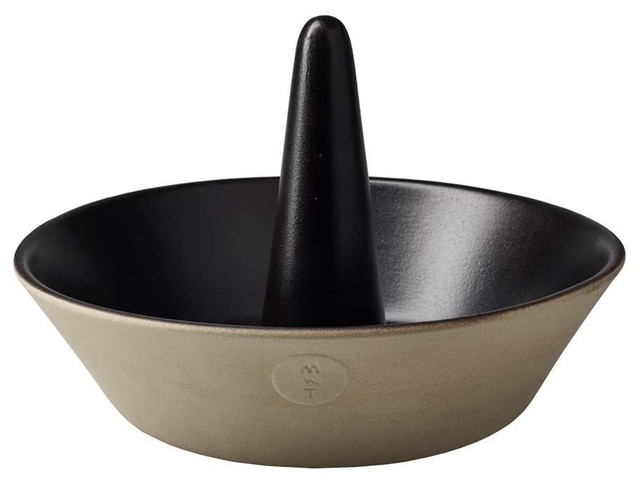 Malle W Trousseau Stoneware Chicken Roaster Contemporary