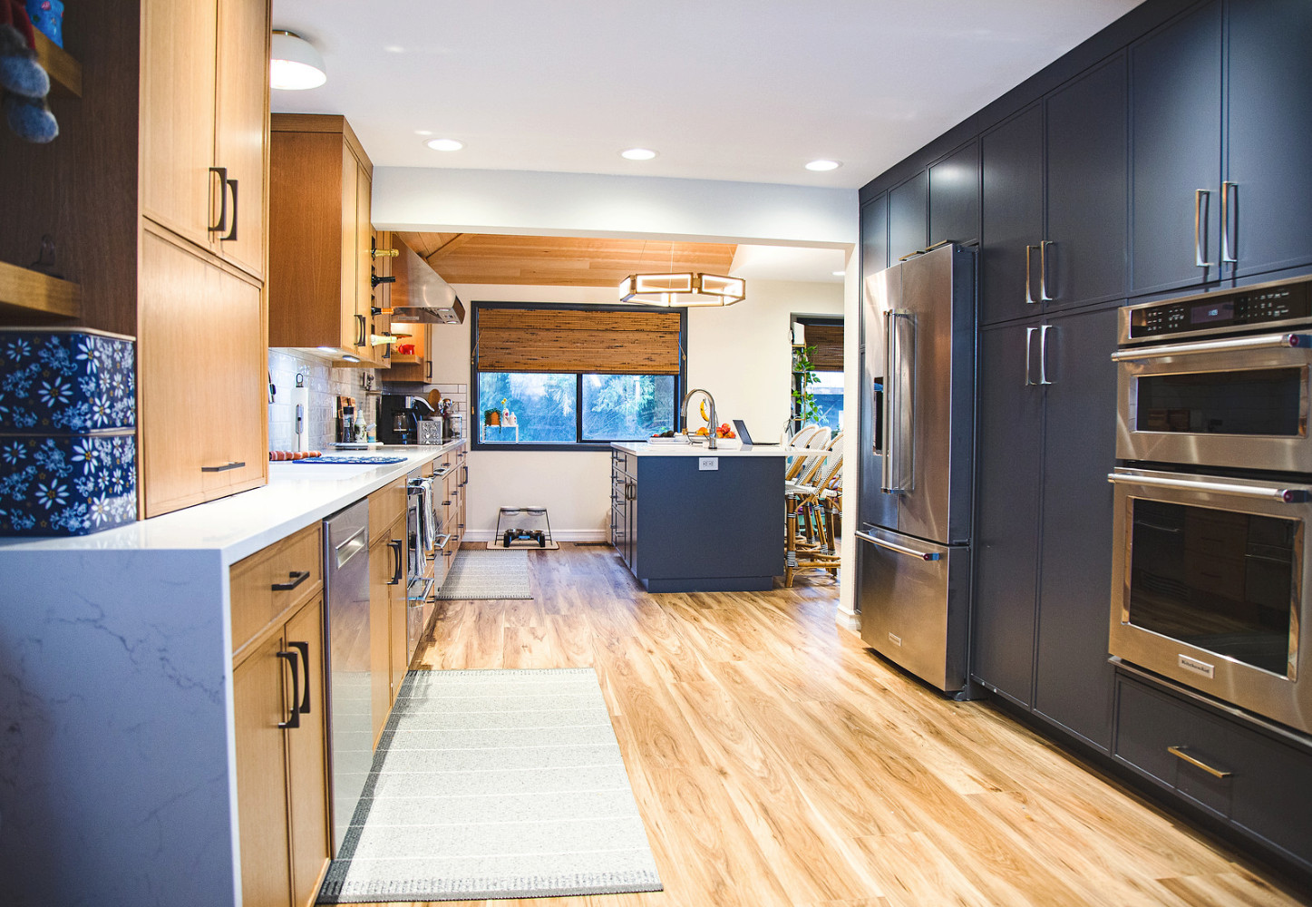 Vaulted Cedar Kitchen