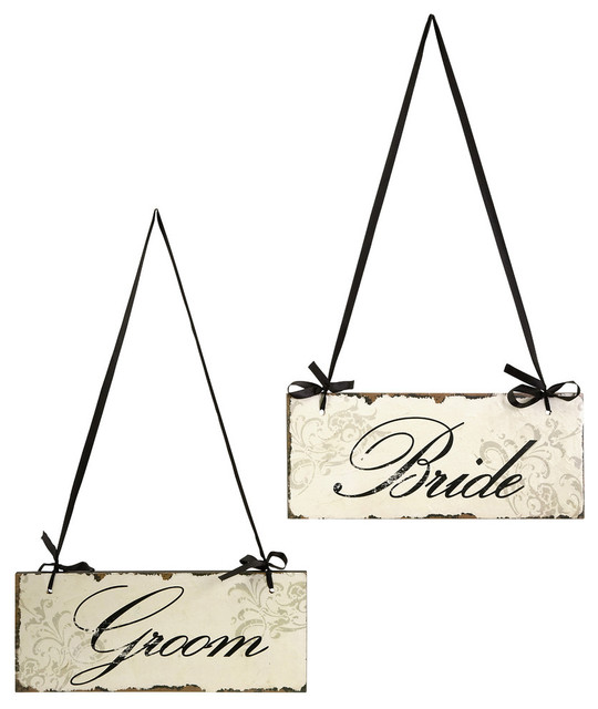 Bride and Groom Decorative Sign