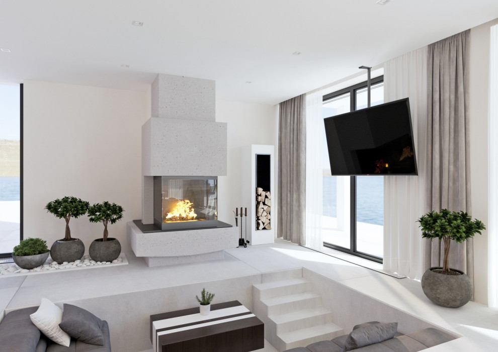 Гостиная в стиле минимализм