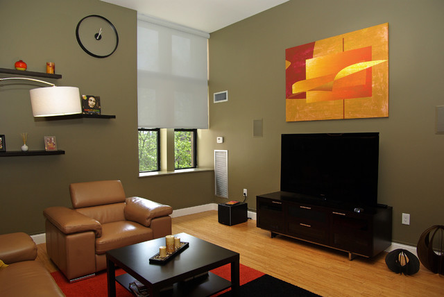 Living Room contemporain-salon