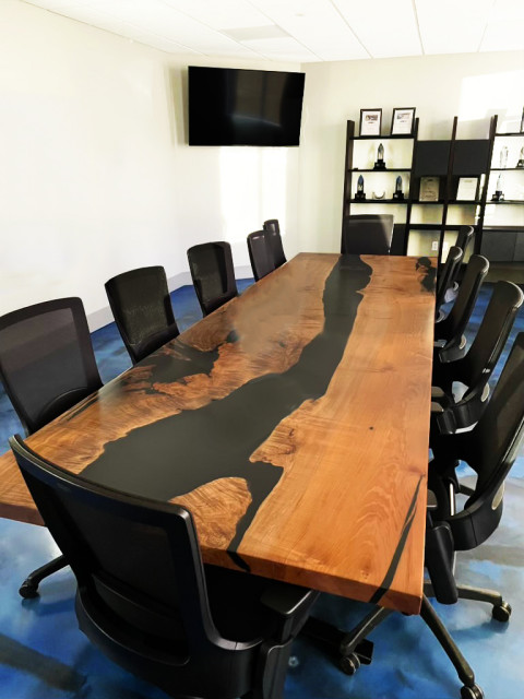 River shop conference table