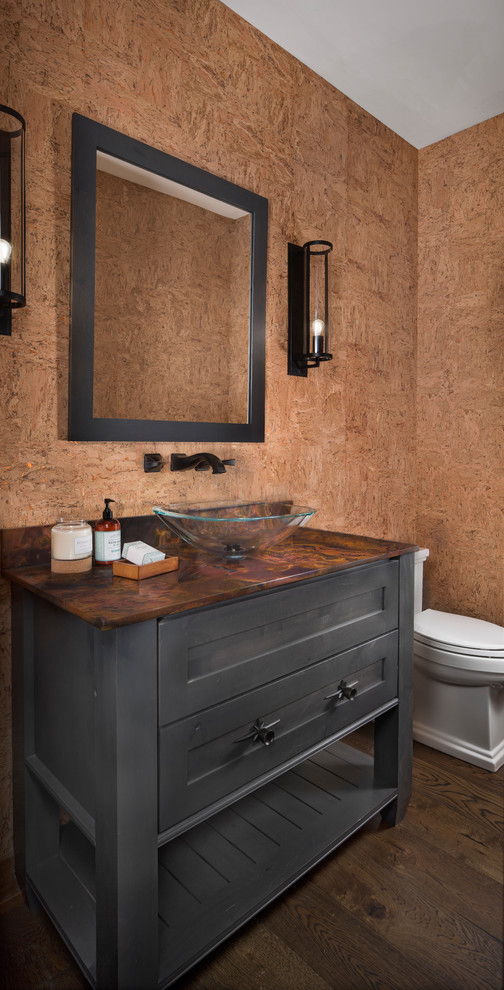 KSI Designer, Jim McVeigh Rustic Bathroom Detroit by KSI Kitchen & Bath