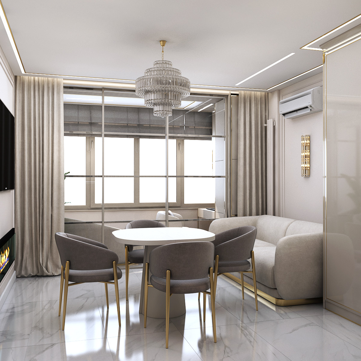 Дизайн кухни в классическом стиле